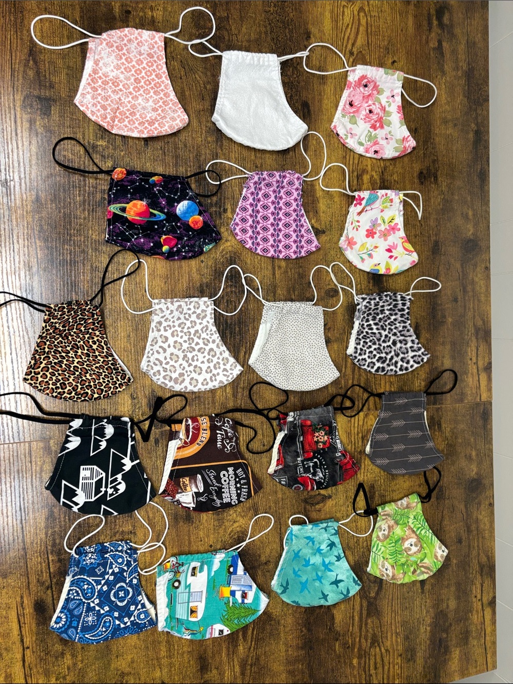 Adult Reusable Lined Face Mask - Assorted Prints